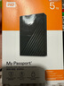 西部数据（WD）5TB 移动硬盘 USB3.0 My Passport随行版2.5英寸 黑 机械硬盘 笔记本电脑外接 大容量加密存储 实拍图
