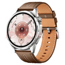 威千图适用华为手表表带GT6/6pro/GT5/5pro/Watch5/4pro/GT4真皮表带46表盘平尾砂砾棕 实拍图
