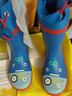 柠檬宝宝儿童雨鞋高筒女童男孩防水防滑橡胶雨靴学生水鞋 蓝色机器人 29 实拍图
