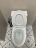 箭牌（ARROW）卫浴大冲力喷射虹吸式防臭节水马桶家用缓降盖板连体抽水坐便器 【T51】纤薄款/虹吸强冲 1205U 400mm 实拍图