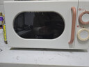 美的小滋味系列微波炉变频家用小型奶油风百搭复古转盘式一级能效低频轻音20L预制菜加热（M2H1） 实拍图