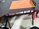 奥伦福特  电脑桌台式家用电竞游戏桌办公书桌简约书房写字桌子 碳纤维纹路单桌-80*60 升级款电竞桌 实拍图