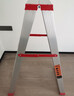 安纳福梯子加厚加固铝合金家用人字梯折叠工程合梯楼梯登高爬梯TZ71 银色1.2m【双筋加固加厚轻便稳固】 晒单实拍图