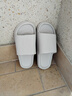 洁丽雅拖鞋男夏浴室洗澡防滑家居室内EVA大码男士凉拖鞋居家用夏季防臭 灰色 【升级款】 45-46 【标准码】 实拍图