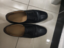 际华三五零五三接头皮鞋男制式皮鞋套脚校尉皮鞋系带休闲皮鞋商务正装教官皮鞋 B皮鞋套脚超纤款 43 (265mm) 实拍图