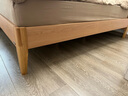 林氏家居双人床1.5米x2米实木床脚1.8米主卧室北欧原木风床架林氏木业UB1A 【排骨架|加高款】床|充电夜灯置物 1.5x2.0米 单床 实拍图