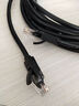 绿联六类屏蔽网线 CAT6类千兆网络连接线 工程家用电脑宽带8芯双绞成品跳线 黑8米55175 实拍图