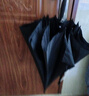 天堂 长柄加大雨伞半自动超大号商务直杆伞晴雨伞70*10骨 乌木黑 实拍图