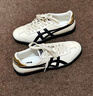 Onitsuka Tiger鬼塚虎男女款复古德训鞋轻便透气运动休闲板鞋TOKUTEN 1183B938 白色/黑色 37 实拍图