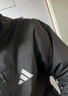 adidas拒水加绒内胆三合一连帽外套男女秋冬阿迪达斯官方轻运动 黑色   XL 实拍图