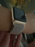 倾晨【销量5千+】适用苹果手表表带apple watch s11表带回环编织尼龙iwatch s10/9/8/7/6/5/4/se3表带 粉砂色 44/45/46/49mm表盘通用 实拍图