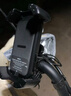 闪魔电动车手机支架摩托车电瓶车手机支架山地自行车手机支架防震适用外卖快递骑行手小牛九号爱玛雅迪 「后视镜款」一键锁死-单手取放-骑行0抖动 实拍图