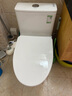 九牧（JOMOO）马桶家用一级水效防臭卫浴虹吸式马桶坐便器大冲力抗菌卫生间坐厕 【双旋暴风-无棱内壁】11396 305坑距(2515城包安装) 实拍图