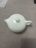 钰铨龙门 大师纯手工冰种茶壶 高端德化白瓷素烧西施壶精密旋转陶瓷泡茶壶 珍藏款西施壶（200ML) 实拍图