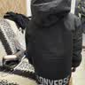 Converse匡威儿童装冬季新款泡芙面包服保暖外套男女童加厚短款连帽羽绒服 正黑色 160 /80 充绒量约201g 【建议身高158-170cm】 实拍图
