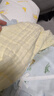 全棉时代 婴儿水洗纱布浴巾 儿童纯棉浴巾洗澡用品 奶黄色95*95cm 实拍图