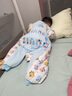 良良（liangliang）婴儿睡袋夏季空调房防踢被宝宝纯棉可拆袖儿童睡袋 拼图蓝·寒冬款【适合0-15℃】 XL（建议身高90-105cm） 实拍图