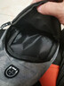 【运动胸包】跑步包男休闲斜挎包手机包防泼水健身包男女通用 灰色 实拍图