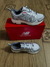 NEW BALANCE NB410官方夏季运动鞋男鞋女鞋复古户外越野百搭网面透气休闲鞋 白色/银色 宽鞋楦2E MT410KM5 36 (脚长22cm) 实拍图