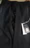 罗蒙（ROMON）休闲裤男士冬季时尚商务保暖加绒纯色长裤子男装2380黑色直筒3XL 实拍图