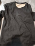 宝派保暖内衣男女套装含羊绒桑蚕丝双面绒加厚圆领秋衣秋裤女士秋冬季 羊绒暖护贴（线下护膝款）男黑灰 L 实拍图