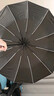七麦麦全自动晴雨伞防回弹三折太阳伞男女遮阳伞大号防晒伞折叠伞迷雾灰 实拍图