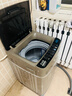 志高（CHIGO）全自动洗衣机 家用小型波轮 洗脱一体机大容量 公寓宿舍出租房 10KG咖啡金【蓝光洗护+风干洁桶+强电机】 实拍图