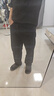 MAYBEYOND牛仔裤男秋冬季宽松直筒裤子男美式休闲阔腿长裤MA74黑色L 实拍图