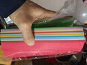 NVV 100张20*20cm彩纸手工折纸 10色方形儿童手工剪纸手工纸 学生软卡纸 DIY创意手工礼物70g ZBQ-H20 实拍图