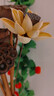爱满（AIMAN）莲蓬干花花束莲花荷花真花禅意风干中式插花客厅装饰摆件招财 组合1（不带瓶） 实拍图
