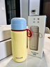 迪乐贝尔迷你保温杯女高颜值可爱ins风便携小巧学生杯子316不锈钢口袋水杯 ins风保温杯-黄色300ml 实拍图