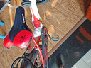 永久（FOREVER）儿童自行车男女款小孩单车可折叠脚踏车4-6-8-10岁辅助轮18寸红色 实拍图