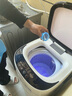 小鸭牌小黄鸭系列婴儿洗衣机烘干一体迷你高温煮洗全自动洗衣机宝宝儿童专用小型儿童带烘干 4.5KG白【蓝光洁净升级+10大程序】10年保修 【全自动洗脱一体】 实拍图