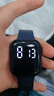 其他品牌高颜值LED手表时尚方形学生科技感超强夜光数字个性运动 雾霾蓝 实拍图