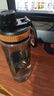 贝瑟斯水杯塑料杯运动水杯 夏季水杯健身便携杯子直饮杯黑色杯子750ml 实拍图