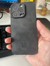 世咏（SHIYONG）适用苹果14pro手机壳 iphone14pro保护套镜头全包超薄防摔轻奢羊巴皮简约国风小羊皮男女款 黑色 实拍图
