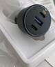 绿联车载充电器数据线套装 汽车点烟器一拖三含130W车充+100W双C线1米可充笔记本PD45W适用苹果17华为 实拍图