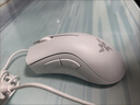 雷蛇（Razer）炼狱蝰蛇标准版有线鼠标 人体工学  电竞游戏 右手通用型 吃鸡/LOL/CS GO游戏鼠标 白色 实拍图