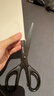 180mm黑刃防锈剪刀  办公家用生活手工剪纸刀办公用品 5把装 黑色6009-S 实拍图