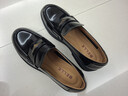 百丽（Belle）张凌赫推荐海鸥乐福2.0版款女商场牛皮皮鞋B5J1DCA5 【刘雯同款】黑色（4CM） 2.0 39 实拍图