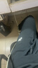 耐克（NIKE）男运动裤 春秋款 单层针织 直筒休闲BV2767-010黑L 实拍图