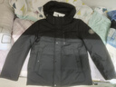 雪中飞鹅绒羽绒服男士短款脱卸帽加厚保暖休闲商务秋冬外套男装175 实拍图