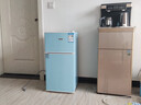 长城（GREAT WALL FRIDGE）家用迷你小冰箱小型冷冻冷藏保鲜宿舍出租房办公室节能省电双开门电冰箱 玫瑰金70L【一级能效 全国联保】 实拍图