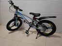 凤凰山地自行车男女变速山地车碟刹青少年儿童自行车学生单车 星际 蓝灰【变速+三刀轮】 20寸【适合125-160cm】 实拍图