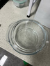 格娜斯学生泡面碗双耳透明玻璃碗带盖微波炉专用碗耐热汤碗面碗沙拉碗1L 实拍图