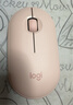 罗技（Logitech）时尚系列 PEBBLE鼠标 无线蓝牙鼠标 办公静音鼠标 女性鼠标对称鼠标 鹅卵石造型 玫瑰粉 实拍图
