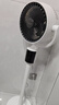 美的（Midea）空气循环扇电风扇家用立式遥控落地扇空调扇涡轮换气扇循环对流3D摇头电扇轻音低噪大风力风扇 【负离子净化 AI语音控制】重磅上新GAI24JK 实拍图