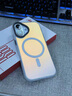 暴走适用苹果17手机壳 iPhone17保护套 MagSafe磁吸硅胶软边磨砂肤感简约半透镭射渐变高级感防摔硬壳 实拍图