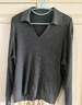 优衣库女装可机洗罗纹半开领针织衫/毛衣25秋冬新款480414 09 黑色 XL 实拍图