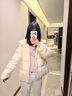 优衣库女装羽绒茄克/柔软面料外套夹克25秋冬新款479212 01 乳白色 S 实拍图